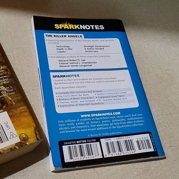 The killer angels & spark notes study guide bundle - Picture 6 of 6